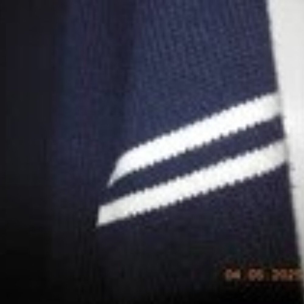 VINTAGE 1940's High School cardigan sweater Men's sz 40 Navy Blue West Catholic - Picture 4 of 6